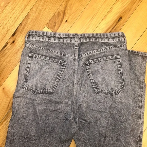 rag & bone Miramar Shea Ankle-Length Pants color Raven - Picture 6 of 11